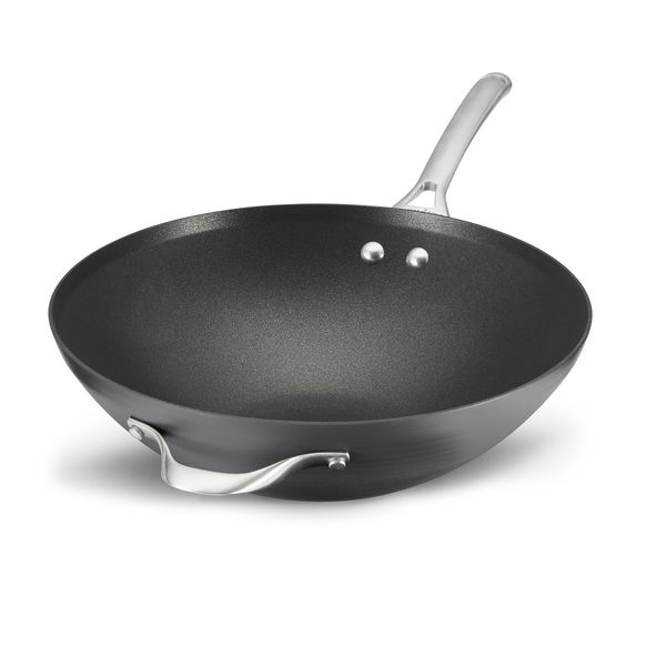 Calphalon Contemporary Nonstick 12-Inch Flat-Bottom Wok