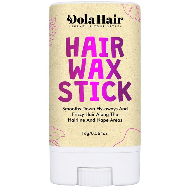 Dolahair Hair Wax Stick for Flyaways Hair Wax Stick for Kids Women Hair Accessories for Women Girls Hair Bun Maker Accessories Slick Hair Pomade Stick for Women Hair