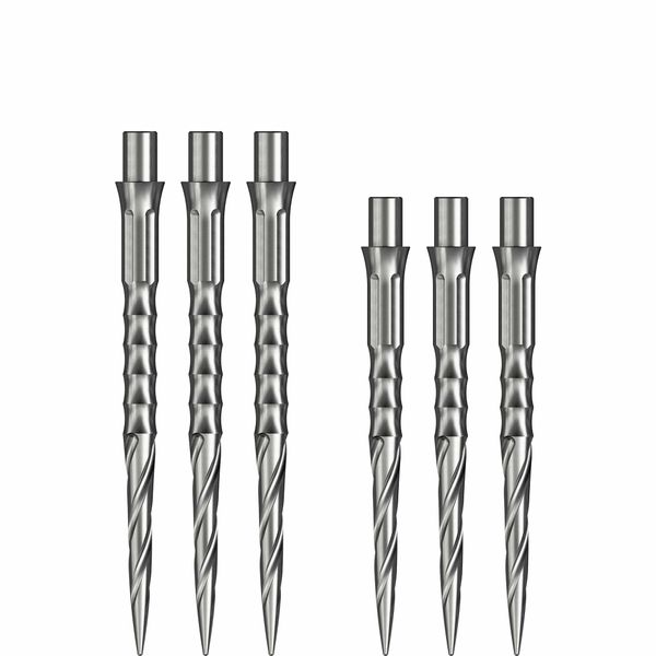Caliburn Evo Dart Points Spiro No Lip | Replacement Points (Silver, 28mm)