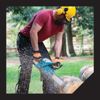 Oregon Chainsaw Safety Protective Helmet with Visor Combo Set, Yellow