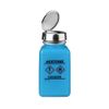 DESCO 35730 Static Diffusion Bottle, Blue Color, One Touch HDPE GHS Mark, ACETONE