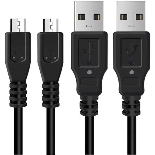 PS4 Controller USB Cord PS4 Charging Cable Charger 2pcs 3.3 ft (1m) wuernine Micro Fast Charging Compatible with Preste 4, Prestation 4, Xbox One