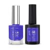 EzFlow - Color Duos - Lacquer + Gel - Truth Serum - 14mL / 0.5oz EACH