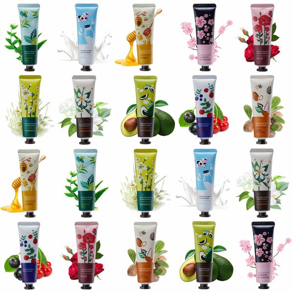 20 Pack Hand Cream Gift Set,Hand Lotion for Dry Cracked Hands,Working Hands Body,Travel Size Hand Cream,Moisturizing Hand Lotion,Holiday Gift for Women Valentine's Day Mother's Day (Fruit Plant)