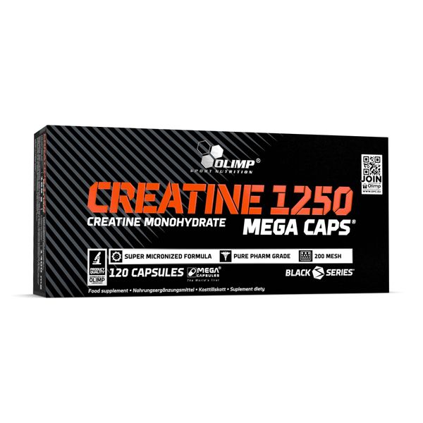Olimp Creatine 1250 Mega Caps 24748 Black 168