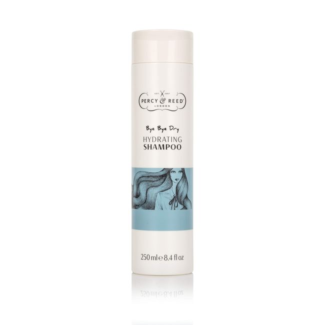 Percy & Reed Bye Bye Dry Hydrating Shampoo - Reduces Split Ends, Strengthens and smoothes Dry & Damaged Hair - Fights Frizz and Repairs Appearance of Dull, Dry Hair - 250ml