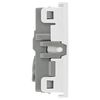 BG EMSW12KYW Euro Module 20AX 2-Way Key Switch - White