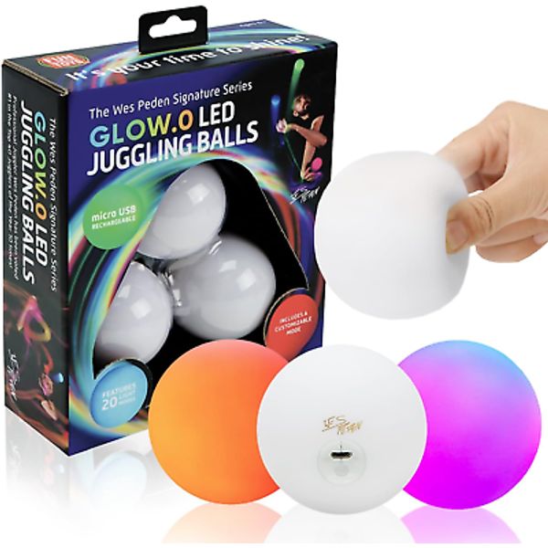 LED Juggling Balls Glow Balls – Unique Wes Peden Model Glow.0 Technology LED Bal