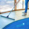 Floor Squeegee for Concrete and Tile Cleaning, 30'' Broom w Telescoping Handle