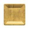 Entertaining with Caspari Square Salad/Dessert Plates, Gold Leaf, 8-Pack
