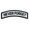 Never forget the embroidered Velcro patch