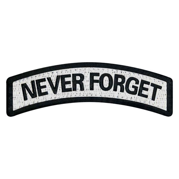 Never forget the embroidered Velcro patch