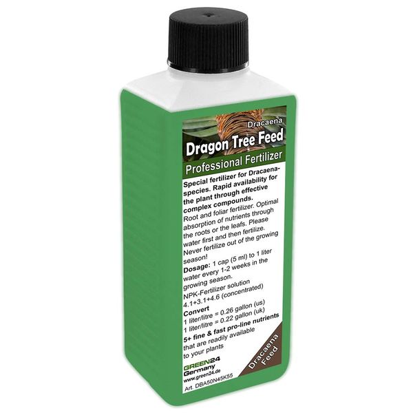 GREEN24 Dragon tree feed Liquid Fertilizer NPK for Dracaena, Shrubby Dracaenas, Asparagaceae, Cordyline