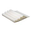 " OCCASIONS " 560pcs set (80 Guests)-Heavyweight Wedding Party Disposable Plastic Plate Set-80 x 10.5'' + 80 x 6.25'' + Gold Silverware + Cups + Napkins (Ivory & Gold Rim)