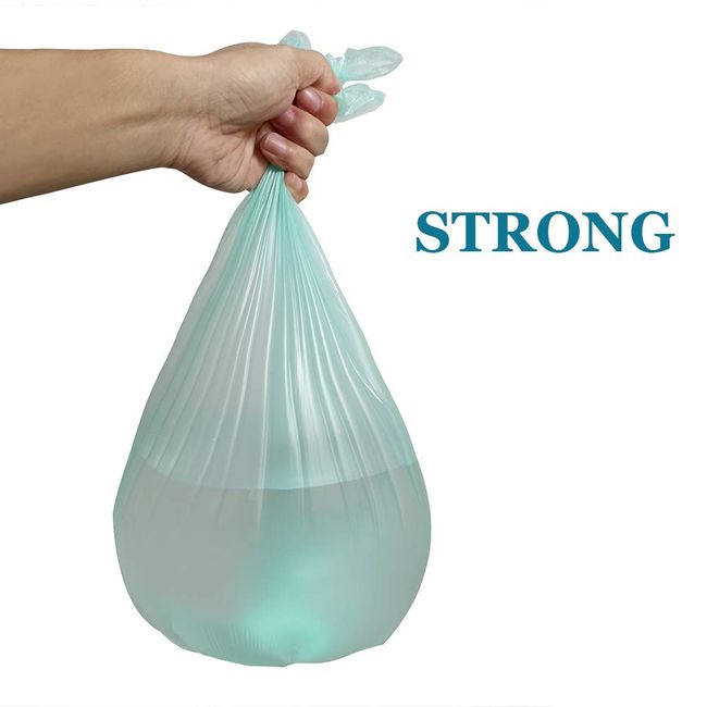 Small Trash Bags 1.2 Gallon - Biodegradable Garbage Bags Recycling  Eco-Friendly Trash Can Plastic Liner Compostable Strong Bag for Bathroom  Bedroom
