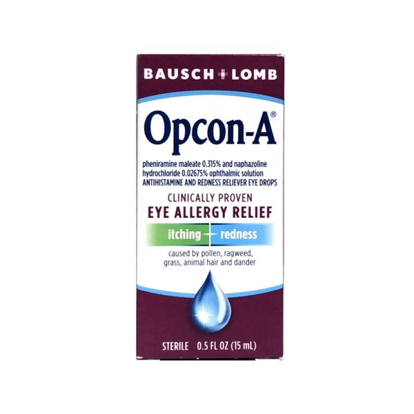 Bausch & Lomb Opcon-A Eye Allergy Relief, .5 oz.