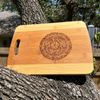 Hawaiin Turtle Cutting Board 14''x9.5''x.5'' Bamboo