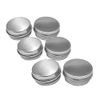 Itisyou Cream Case, Aluminum Can, Small Items, Aluminum Case, Mini Can Case, Divided Container, Cosmetics, Nail Parts, Portable, Refill Container, 6 Pack (30ml)