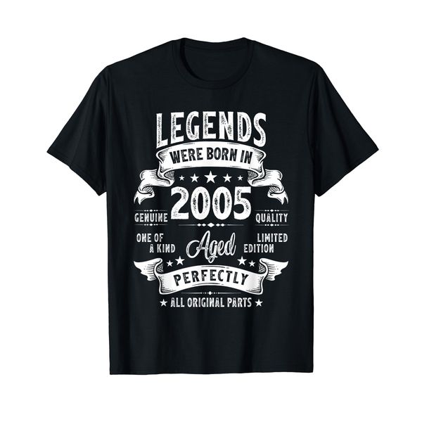 Vintage 2005 Limited Edition 19 Year Old Gifts 19th Birthday T-Shirt