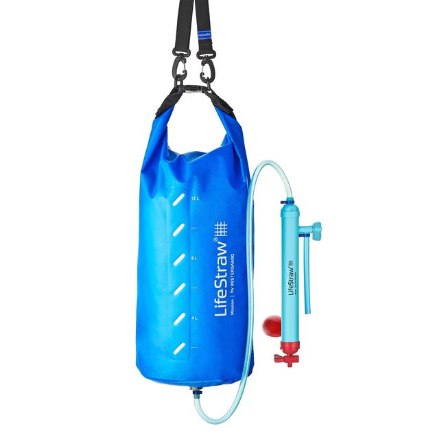 LifeStraw Mission High-Volume Gravity-Fed Water Purifier, 12 L (LSM12)