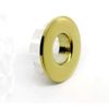 Sink Basin Trim Overflow Cover Brass Insert in Hole Round Caps Gold