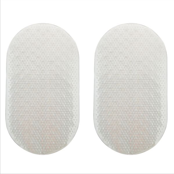 Bath Bliss 2 Pack Shower Tub Mat | Anti-Slip Bathmat | Suction Cup Base | Drain Holes | Safety | Holographic