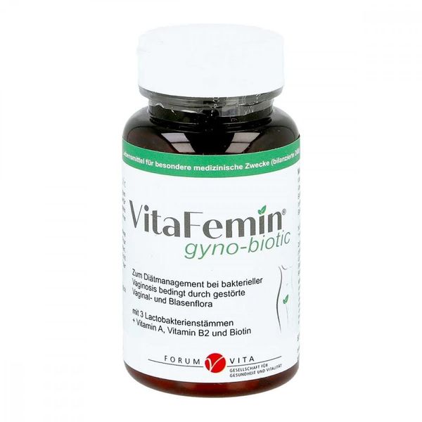 Vitafemin gyno-biotic vaginal flora capsules for bacterial vaginosis