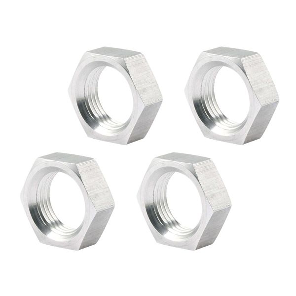Allstar Performance ALL18295 Jam Nut Thin OD, 3/4-16 in Left Hand , Zinc
