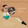 Amber Plastic Dropper Bottle, 0.5 oz, 12/Box