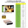 NFHK DP Virtual Display Adapter Displayport Dummy Plug Headless Ghost Emulator 2560x1600p@60Hz