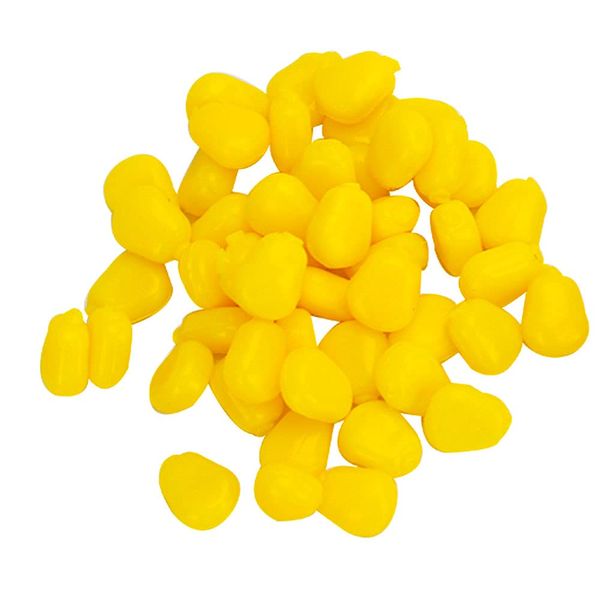 ANCLLO 200pcs Fake Corn Soft Baits Simulation Carp Fishing Lures Floating Baits with Nice Scent