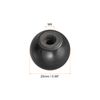 sourcing map 6Pcs Threaded Ball Knobs, M6 Female Thread Thermoset Ball Knob 0.98'' Dia Black Round Operation Ball Handles Embedded Threaded Knob for Machine Handle Tool Replacement