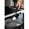 MasterClass Slotted Spoon with Soft Grip Handle, Non Stick Safe Nylon, 34 cm