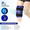 Ice Pack with Cold Compression for Knee Pain Relief, Swelling, Knee Replacement
