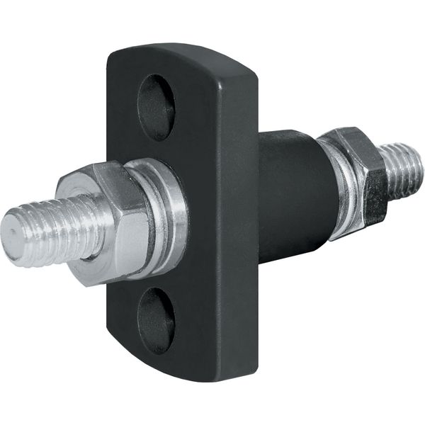 Blue Sea Systems 2201 Term Feed Through Stud 5/16", Small, Black