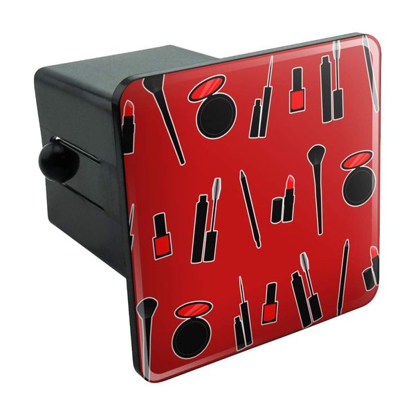 GRAPHICS & MORE Makeup Lipstick Mascara Eyeliner Pattern Tow Trailer Hitch Cover Plug Insert