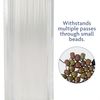 Miyuki Dura-Line Beading Thread – Durable Braided String, Crystal, 0.12 mm in Diameter, 50-Meter Spool
