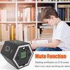 Hexagon Flip Timer, Cube Timer Countdown Clock, Various Time Presets, LCD Digital Display, Magnetic Suction, Mute Alarm Modes, Practical Gift Ideal for Study, Office, Gym, Kitchen, etc. (Black)