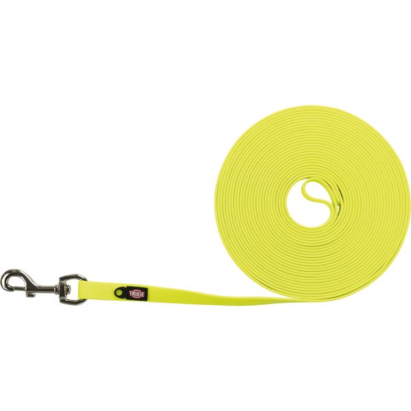 Trixie Easy Life Tracking Dog Leash, 10 m x 17 mm, Neon Yellow