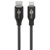 goobay Lightning/USB-C™ PD-Ladeset (20W), 1m, schwarz