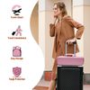LTGEM Case Compatible with TYMO ROVY Beach Waves Curling Wand, Case Only (Pink)