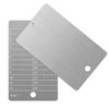 ArlinaL Steel Bitcoin Crypto Cold Storage Seed Backup, Compatible with All BIP39 Hardware & Software Wallets - Fireproof, Shockproof - Silver
