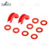 For 3/4" D-Ring Shackles w/ 7/8" Locking Pin Red Isolator + Washer Cover Protect