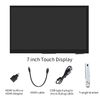 ingcool 7 inch Capacitive Touch Screen IPS Screen Display 1024x600 Resolution 7" HDMI LCD Module for Raspberry Pi, Jetson Nano Developer Kit, PC Supports Various Systems