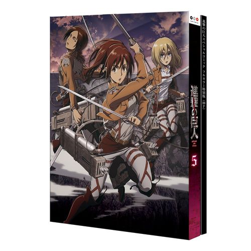 進撃の巨人 5 [初回特典:80P「進撃の巨人」スペシャルフルカラーコミック(原作:諫山創)] [Blu-ray]