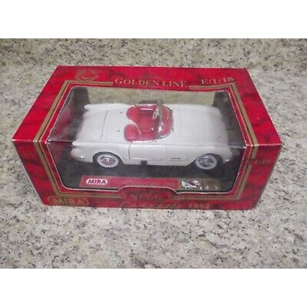 Mira Golden Line 1953 Corvette Convertible Sports Car 1/18 NIB in Box