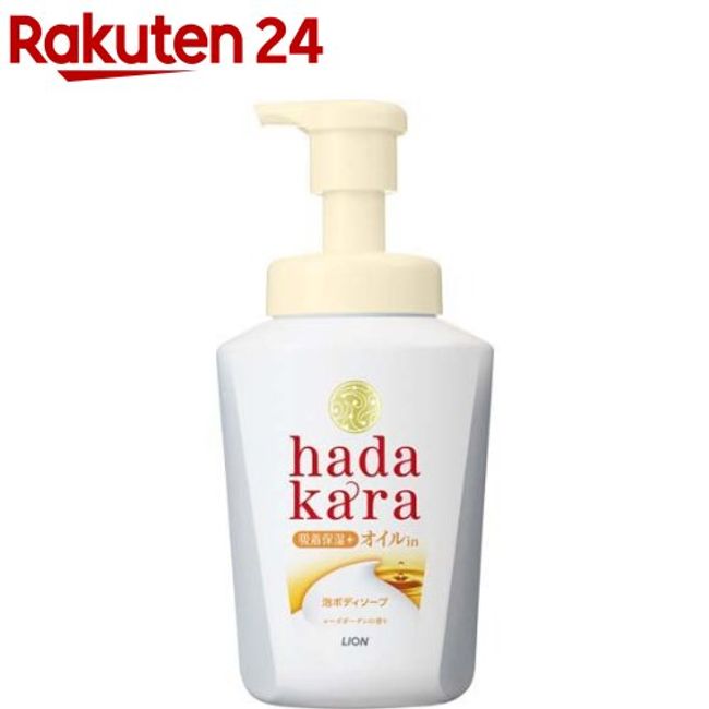 Hadakara Body Soap Foaming Oil in Type Rose Garden Main Body (530ml) [hadakara]