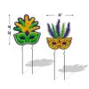 Mardi Gras Yard Signs - 4 Pieces