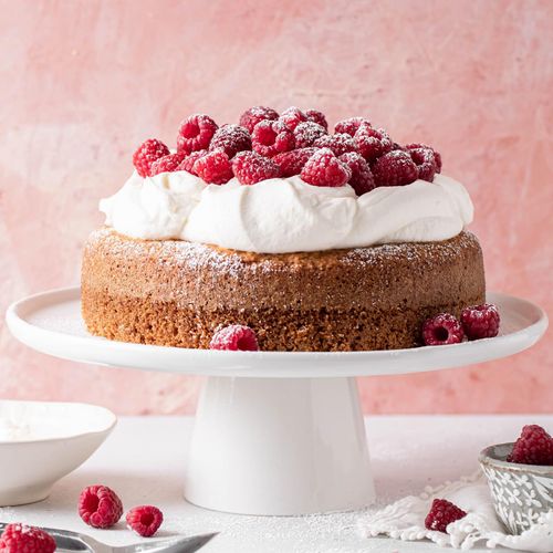 HUAKENER 10 Inch Cake Pan - Set of 2 Round Cake Pans with 70 Pieces Parchment Paper, Non-stick Cake Baking Pans, Dishwasher Safe