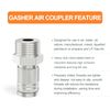 GASHER 10PCS 3/4-Inch Male Industrial Coupler,1/4 Basic Flow Quick Connect Air Coupler